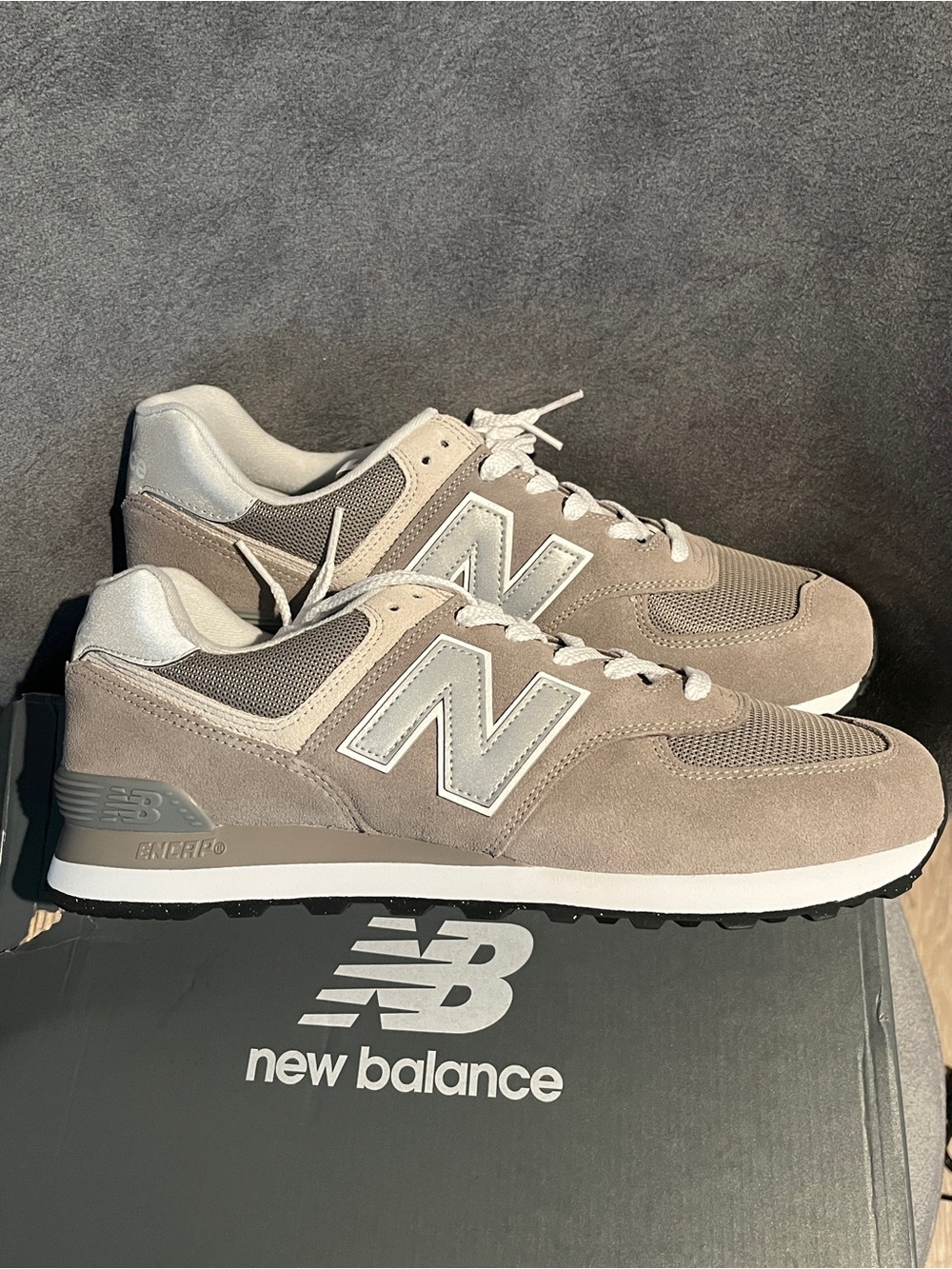 New Balance Men’s Sneakers 574 Gray Size 11.5 US